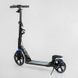Самокат двоколісний з ручним гальмом та амортизаторами "Best Scooter" (90166-B) фара, колеса поліуретанові 114293 фото 2