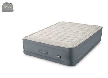 Intex Велюр матрац 64926 ND (2) 152х203х46см, вбудований електронасос PremAire, двоспальний 150413 фото