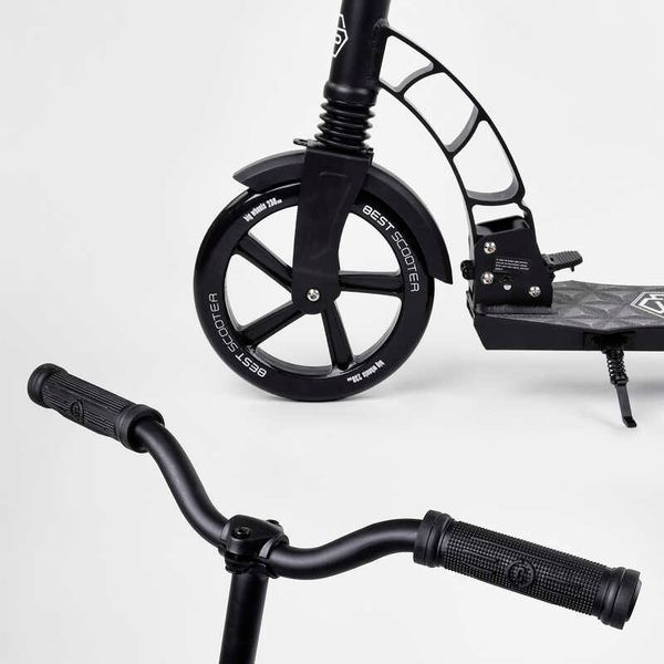 Самокат двухколесный с амортизатором "Best Scooter" (37681) колеса PU d переднее 230мм, заднее 180мм 99664 фото