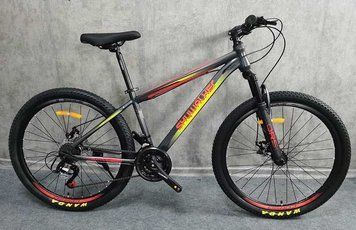Велосипед Спортивний Corso &laquo;Skywalker&raquo; 26" дюймів SW-26333 (1) рама сталева 15&rsquo;&rsquo;, перемикачі SunRun, 21 швидкість, зібран на 75 149936 фото