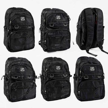 Рюкзак C 72916 (40) розміри: 30х17х45 см, 2 відділення, 6 кишень, на блискавці, в пакеті, ВИДАЄТЬСЯ ТІЛЬКИ МІКС ВИДІВ 176700 фото