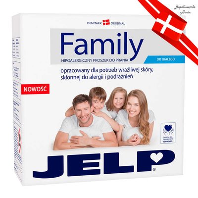 FAMILY Гіпоалергенний пральний порошок для білого 2,24 кг 90029 / 5713183900290 (3) "JELP" 137461 фото