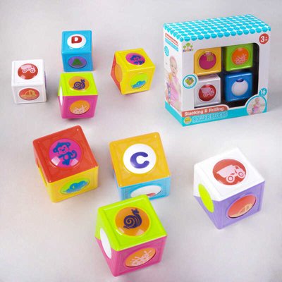 Кубики розвиваючі SL 84837 у коробці 108237 фото