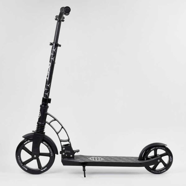 Самокат двухколесный с амортизатором "Best Scooter" (47351) колеса PU d переднее &ndash; 230мм, d заднее &ndash; 180мм 100076 фото