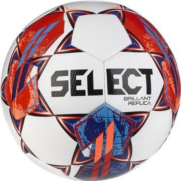М'яч футбольний (дитячий) SELECT Brillant Replica v23 (257) біло/червоний, 3 099386 фото