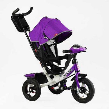 Велосипед з батьківською ручкою (3390 - 30-126) Best Trike фара з USB, пульт 162582 фото