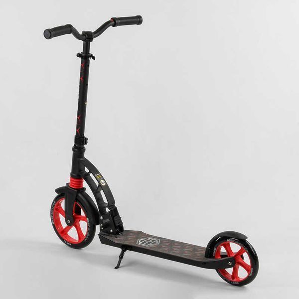 Самокат двухколесный с амортизатором "Best Scooter" (61711) колеса PU d переднее 230мм, d заднее 180мм 103455 фото