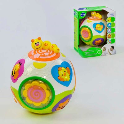 Развивающая игрушка Веселый шар (938) "Hola" вращается, световые и звуковые эффекты, англ. озвучивание, в коробке 70027 фото