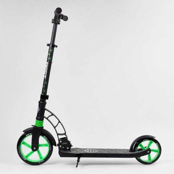 Самокат двоколісний з амортизатором "Best Scooter" (62798) колеса PU d переднє 230мм, d заднє 180мм 99666 фото