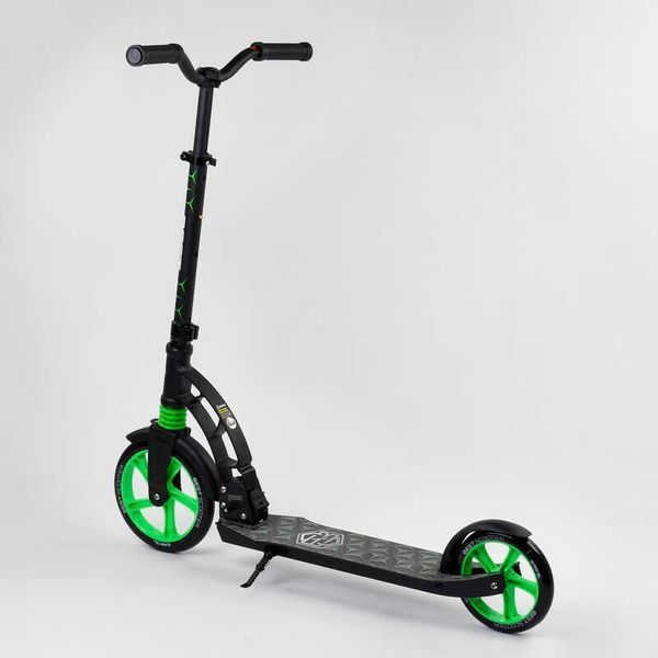 Самокат двоколісний з амортизатором "Best Scooter" (62798) колеса PU d переднє 230мм, d заднє 180мм 99666 фото