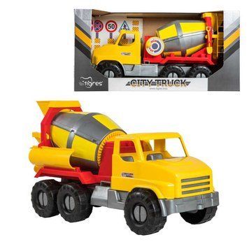 Авто "City Truck" бетоносмеситель 39365(6) "Tigres", в коробке 118941 фото