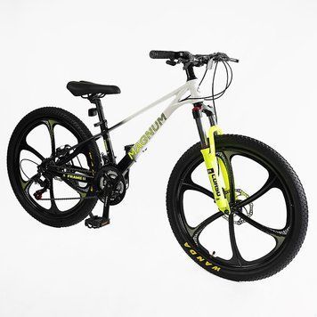 Велоcипед Спортивний Corso &laquo;MAGNUM&raquo; 24" дюймів (MN-24637) рама магнієва 11&rsquo;&rsquo;, обладнання Shimano 21 швидкість 163804 фото
