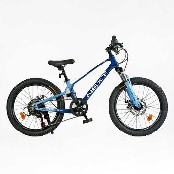 Дитячий спортивний велосипед 20" дюймів Corso &laquo;Next&raquo; NX-20110 (1) магнієва рама, Shimano Revoshift 7 швидкостей, зібраний на 75 150663 фото