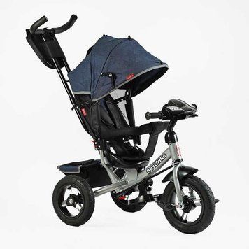 Велосипед з батьківською ручкою (3390 - 32-068) Best Trike фара з USB, пульт 162585 фото