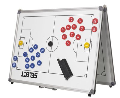 Раскладная тактическая доска SELECT Tactics board foldable - football (001) білий, 60х90 729411 фото