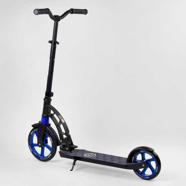 Самокат двухколесный "Best Scooter" 81246 колеса PU, d переднего колеса - 230мм, d заднего колеса - 180мм, 1 амортизатор передний, 99663 фото