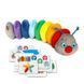 М`яка розвиваюча іграшка MC 040701-01 "Гусениця Rainbow" (8) "Масік", в сумці 143888 фото