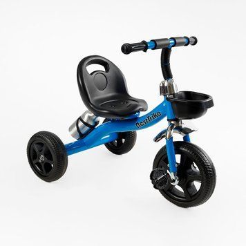 Велосипед триколісний Best Trike (BS-11620) сталева рама, колеса EVA, переднє 10&rsquo;&rsquo;, заднє 8&rsquo;&rsquo;, кошик, пляшечка 168730 фото