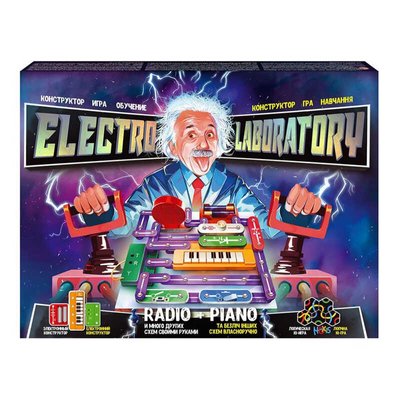 Електронний конструктор "Electro Laboratory. Radio+Piano" Elab-01-03 (5) "Danko Toys" 110909 фото