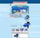 Водный автомат 456-105 A Штрих = 90422(18) аккумулятор 3.7 V, USB кабель, подсветка, автоматическая подача воды, стреляет на 10 метров, в коробке 172859 фото