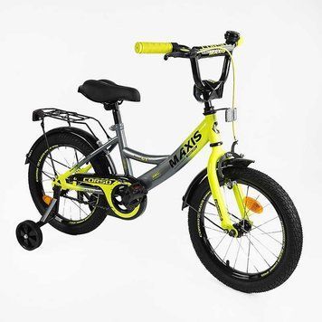 Велосипед 20" дюймів 2-х колісний "CORSO" MAXIS CL-20158 (1) ручне гальмо, дзвіночок, додаткові колеса, ЗІБРАНИЙ НА 75, в коробці 163801 фото