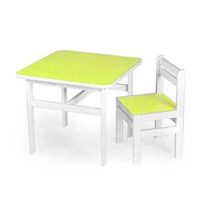 Стол + стульчик детский, цвет - салатовый DS-SP02(1) в пленке. 150608 фото