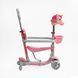 Самокат біговел з батьківською ручкою 5в1 (P-63700) Best Scooter, захисний бампер, колеса зі світлом 166617 фото 6