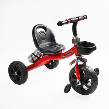 Велосипед триколісний Best Trike (BS-12190) сталева рама, колеса EVA, переднє 10&rsquo;&rsquo;, заднє 8&rsquo;&rsquo;, кошик, пляшечка 168734 фото