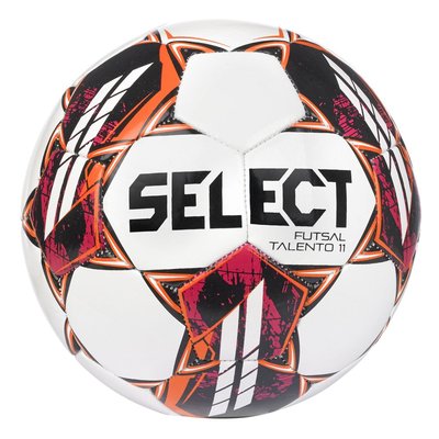 М’яч футзальний SELECT Talento 11 v22 (457) біло/помар, 52,5-54,5 106146 фото