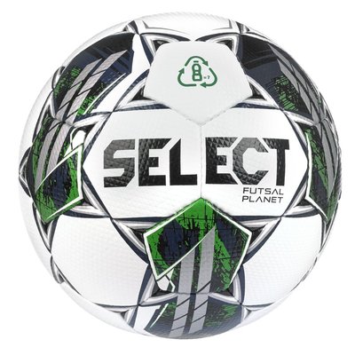 М'яч футзальний SELECT Futsal Planet v22 (327) біло/зелений 103346 фото