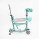 Самокат біговел з захисним бампером (5в1 P-67303) Best Scooter, колеса зі світлом 166619 фото 6