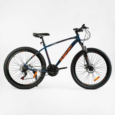 Велосипед Спортивный Corso «G-SPORT» 26" дюймов G-26168 (1) рама алюминиевая 17", оборудование Shimano 21 скорость, собран на 75 138268 фото