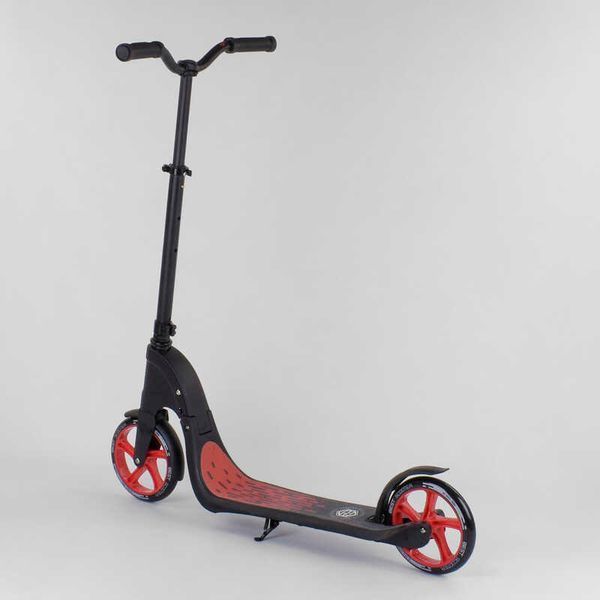 Самокат двухколесный с широким велосипедным рулем (18424) "Best Scooter" колеса PU - 20 см 98442 фото