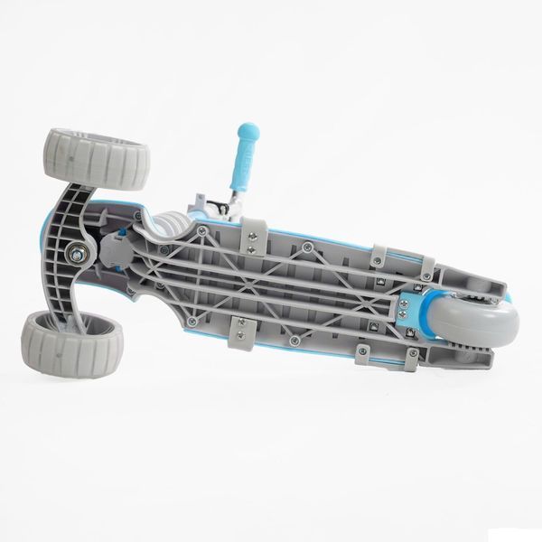 Самокат біговел з батьківською ручкою 5в1 (P-92401) Best Scooter, захисний бампер, колеса зі світлом 166618 фото
