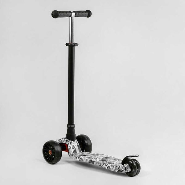 Самокат трехколесный Best Scooter MAXI (S - 12208) съемный руль, колеса PU со светом 111817 фото