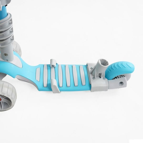 Самокат біговел з батьківською ручкою 5в1 (P-92401) Best Scooter, захисний бампер, колеса зі світлом 166618 фото