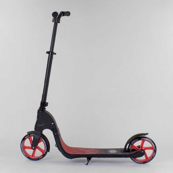 Самокат двухколесный с широким велосипедным рулем (18424) "Best Scooter" колеса PU - 20 см 98442 фото