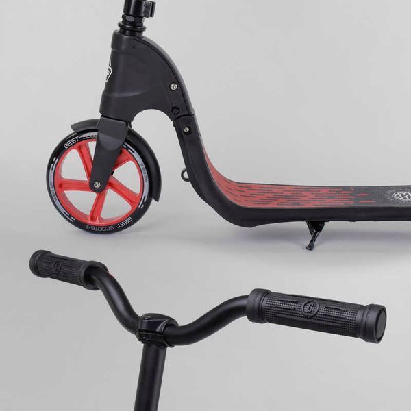 Самокат двухколесный с широким велосипедным рулем (18424) "Best Scooter" колеса PU - 20 см 98442 фото